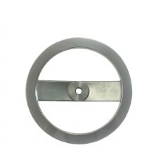 Polished Aluminum 2 Spoke Handwheel without Handle