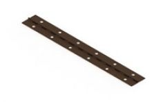 Bronze Plated Piano Hinge with Holes