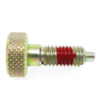 Knurled Knob Indexing Plunger - Non Locking Nose with Nylon Patch