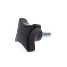 Phenolic 4 Lobe Knob - Stud 