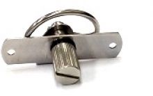 Knurled Knob Slotted Head Turn Latch