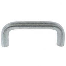 Aluminum Cabinet Handle - Bottom Mount - Tumbled Finish