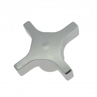 Aluminum Hand Knob - Tapped 4 Lobe