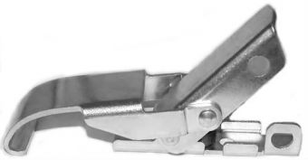 Lockable Latch with Curved Hook