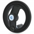 Nylon 2 Spoke Handwheel with Revolving Handle