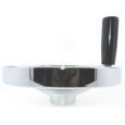 Aluminum 2 Spoke Chrome Plated Handwheel