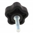 Soft Touch 5 Lobe Hand Knob - Studded