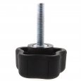 Soft Touch 5 Lobe Hand Knob - Studded