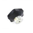 Plastic Duroplast 6 Lobe Knob - Steel Hub