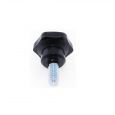 Plastic Duroplast 6 Lobe Knob - Studded