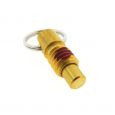 Stubby Pull Ring Indexing Plunger - Locking Nose with Nylon Patch
