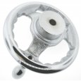 Cast Iron Handwheel with Revolving Handle