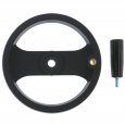 2 Spoke Handwheel with Revolving Handle